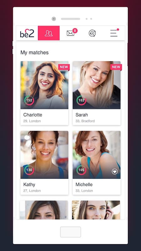 be2 – Matchmaking for singles screenshot 2