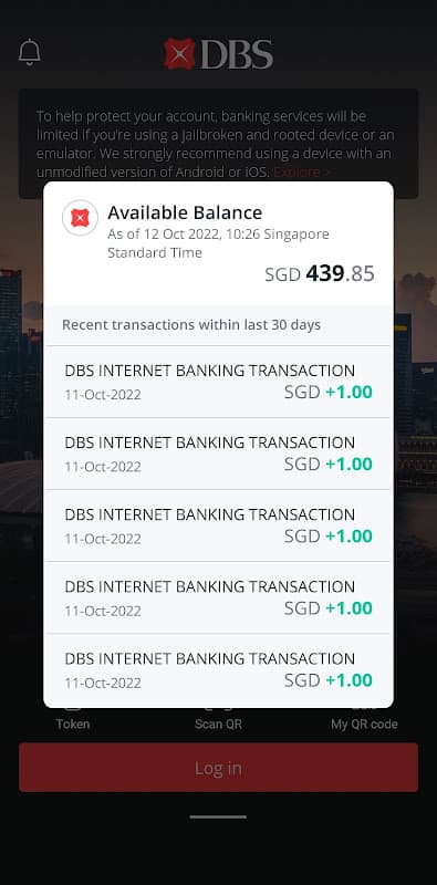 DBS IDEAL Mobile screenshot 2