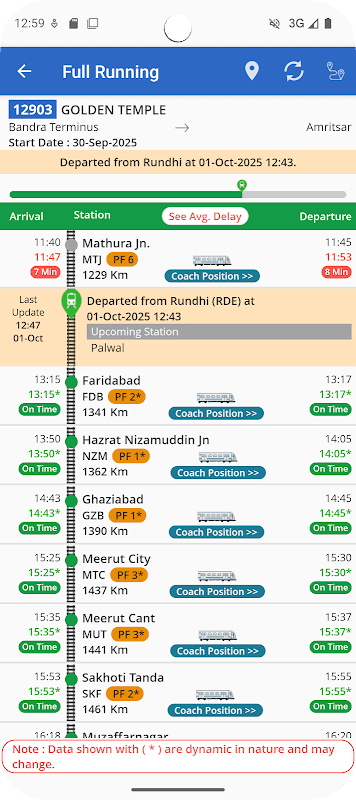 National Train Enquiry System screenshot 4