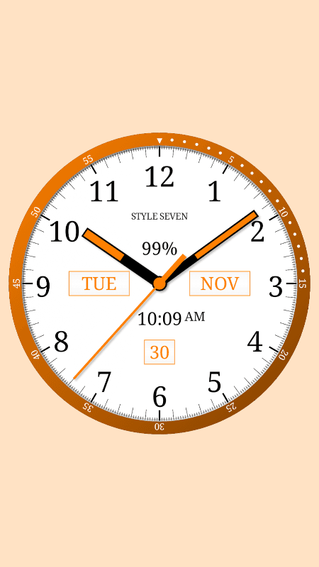 Color Analog Clock-7 screenshot 4