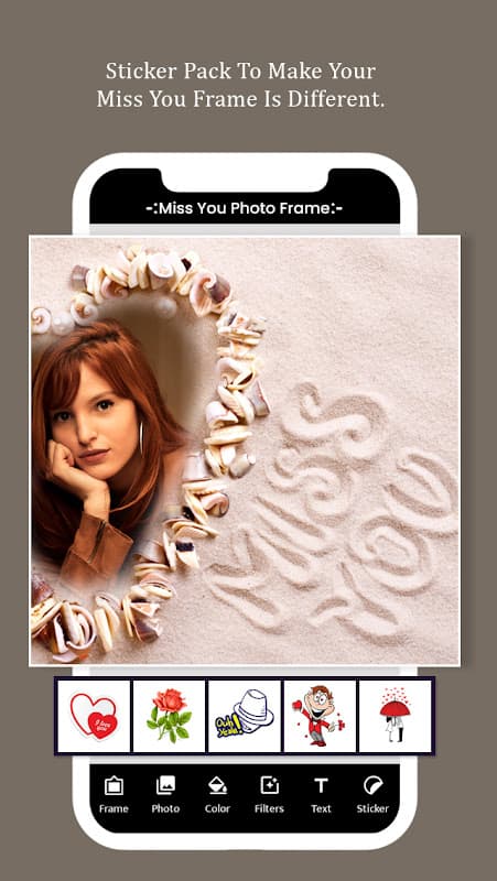 Miss You Photo Frame screenshot 5