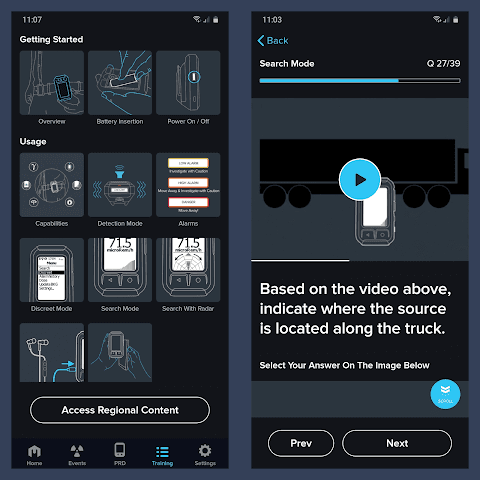 AccuRad PRD Training App screenshot 1
