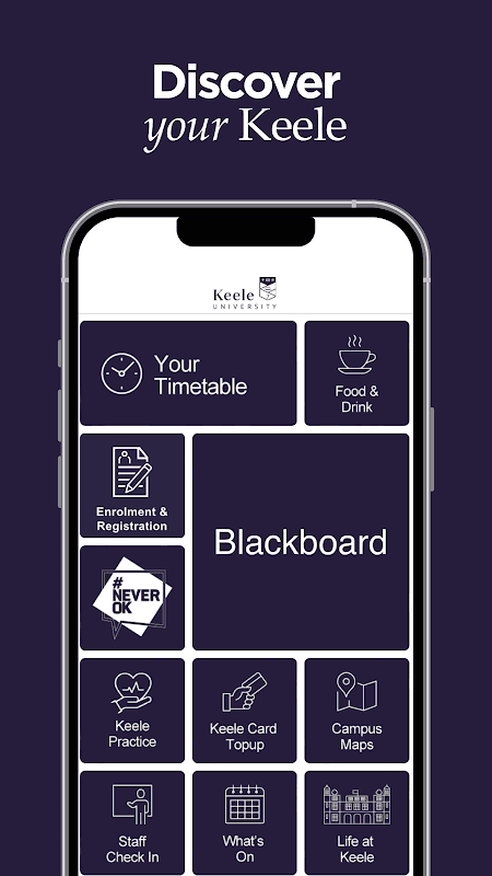 Keele University screenshot 1