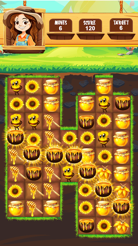 Bee Match Adventure screenshot 1