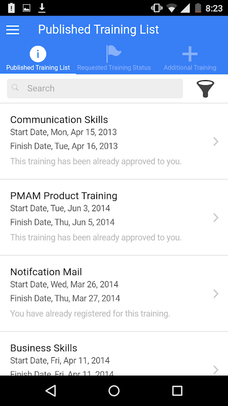 PMAM HCM screenshot 4