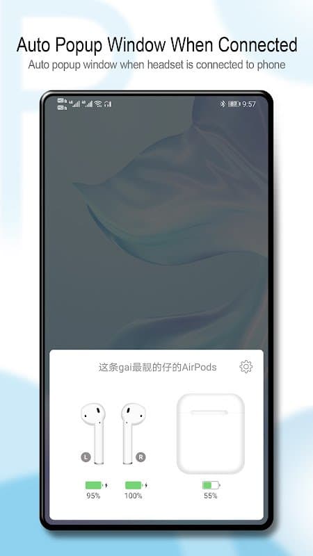 PodsBattery - AirPods battery screenshot 1