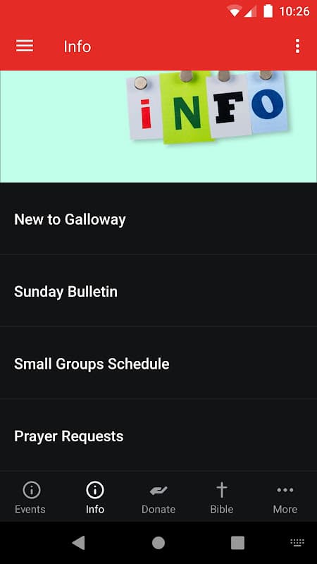 Galloway UMC screenshot 2