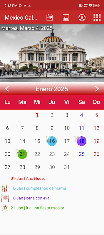 Mexico Calendario 2021 screenshot 2