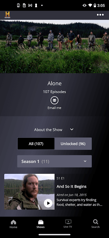 HISTORY: Shows & Documentaries screenshot 2