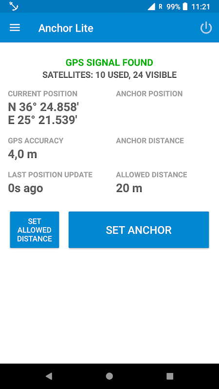 Anchor Watch / Alarm screenshot 1