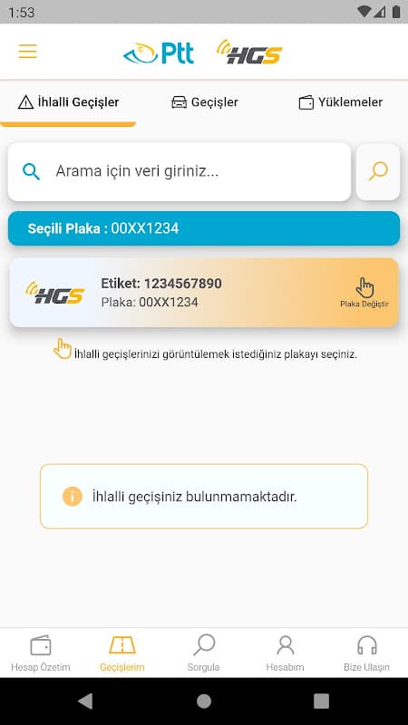 HGS - Hızlı Geçiş Sistemi screenshot 3