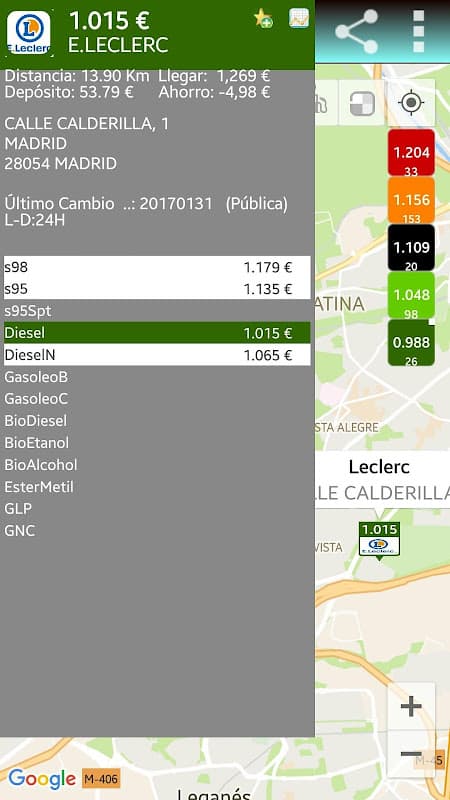 Gasolineras España Precios screenshot 3