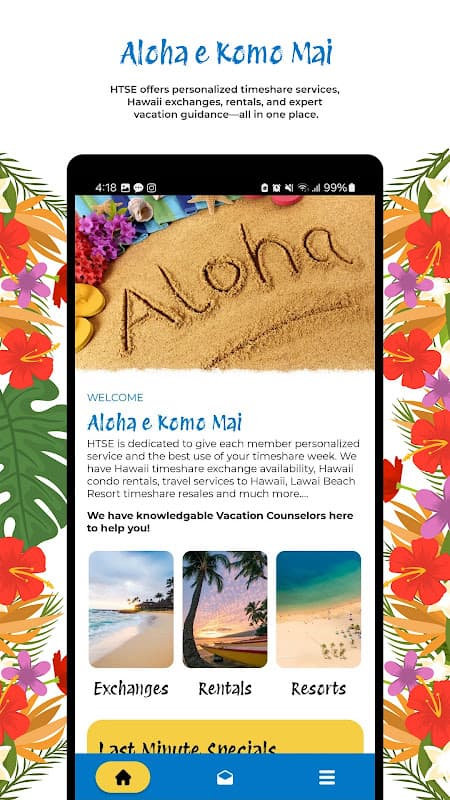 Hawaii Time Share Exchange screenshot 2