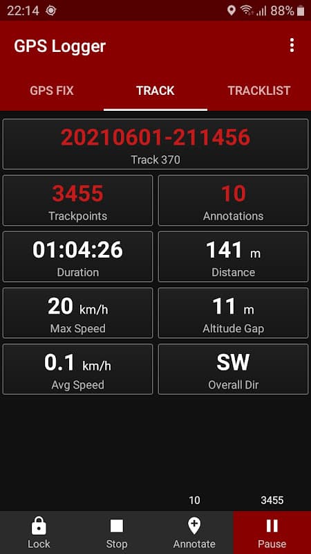 GPS Logger screenshot 3