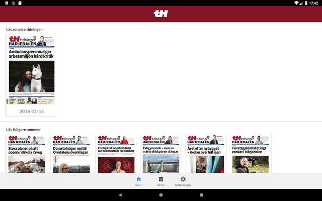 Tidningen Härjedalen e-tidning screenshot 6
