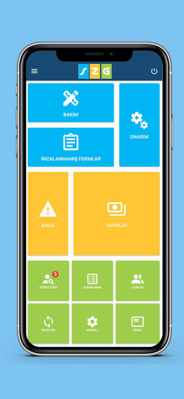 SZG Bakım Mobil screenshot 1