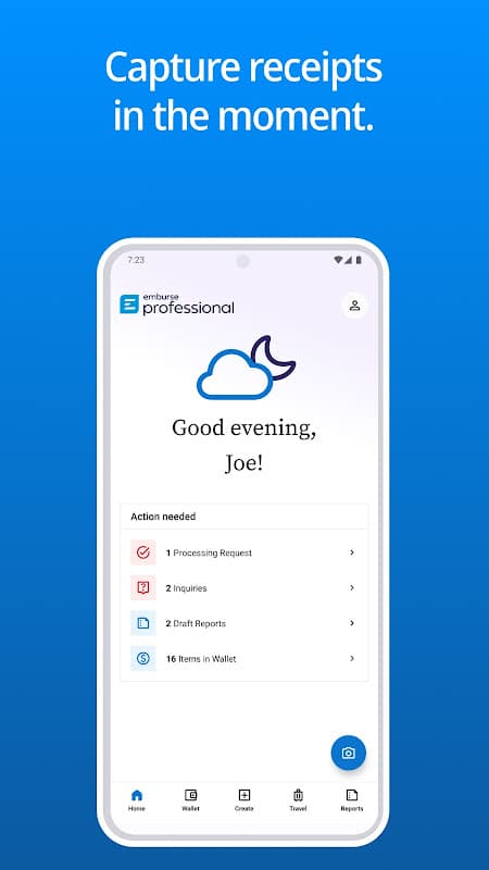 Emburse Professional screenshot 1