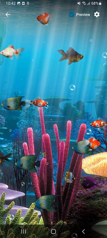 Aquarium Live Wallpaper 3D screenshot 2