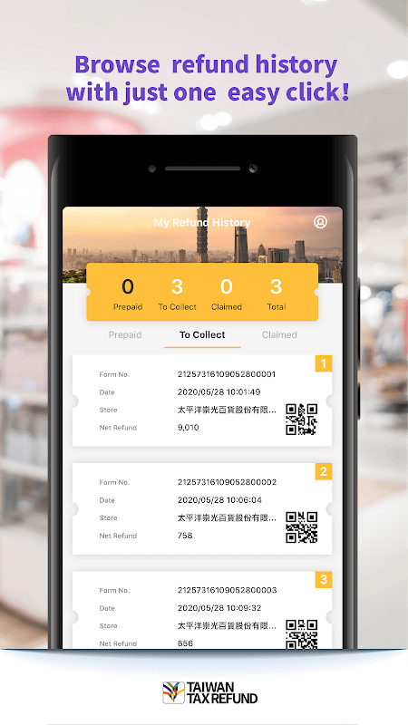 TAIWAN TAX REFUND screenshot 4