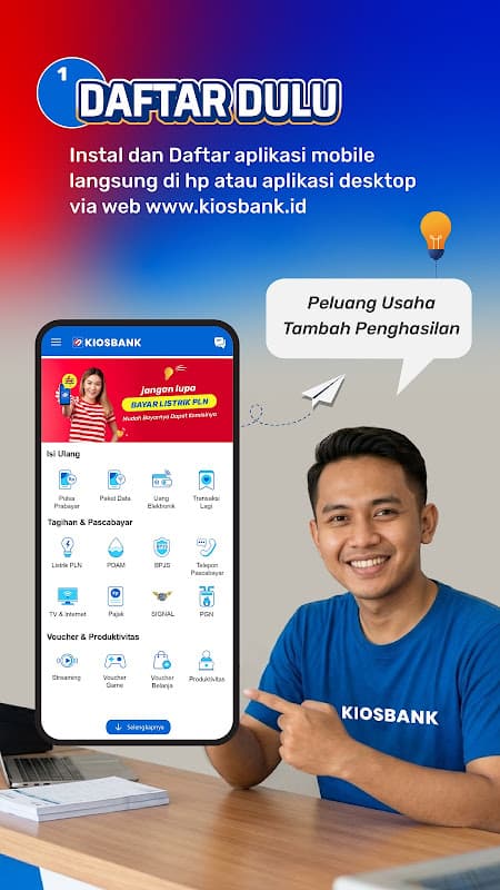 Mitra Kiosbank: Pulsa & PPOB screenshot 2
