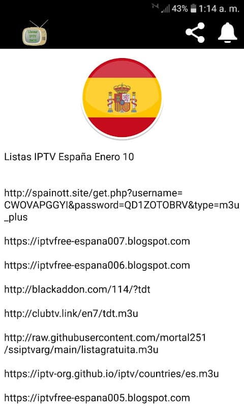 Listas IPTV 3070 screenshot 5