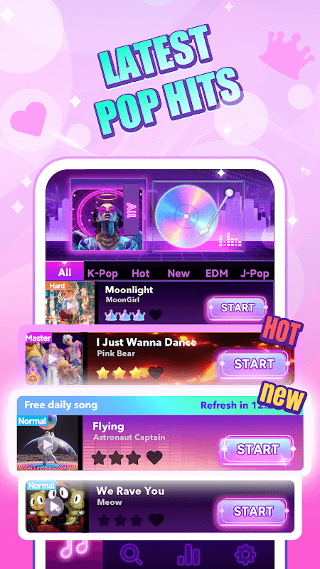 Rhythm Tiles：Pop Songs screenshot 4