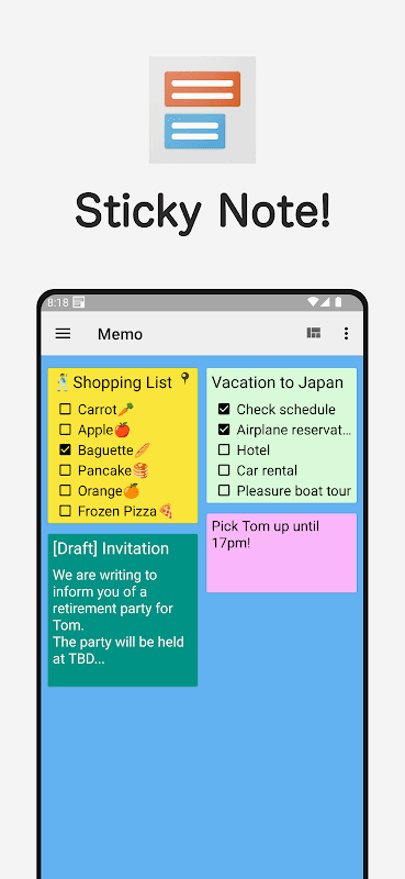 Sticky Note! screenshot 1