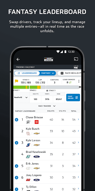 NASCAR MOBILE screenshot 6