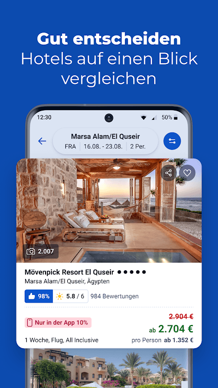 HolidayCheck - Travel & Hotels screenshot 5