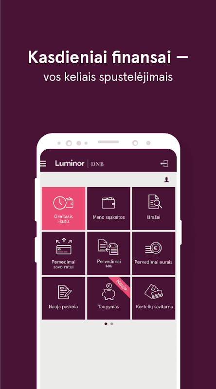 Luminor Lietuva screenshot 2