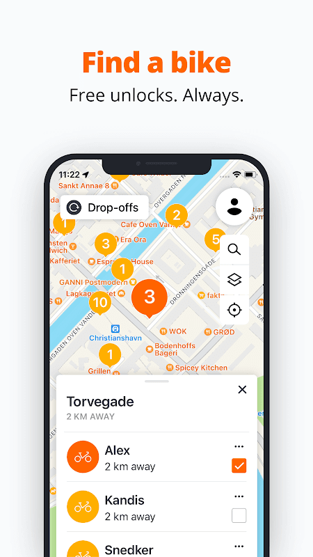 Donkey Republic - city bike-share and bike rental screenshot 2
