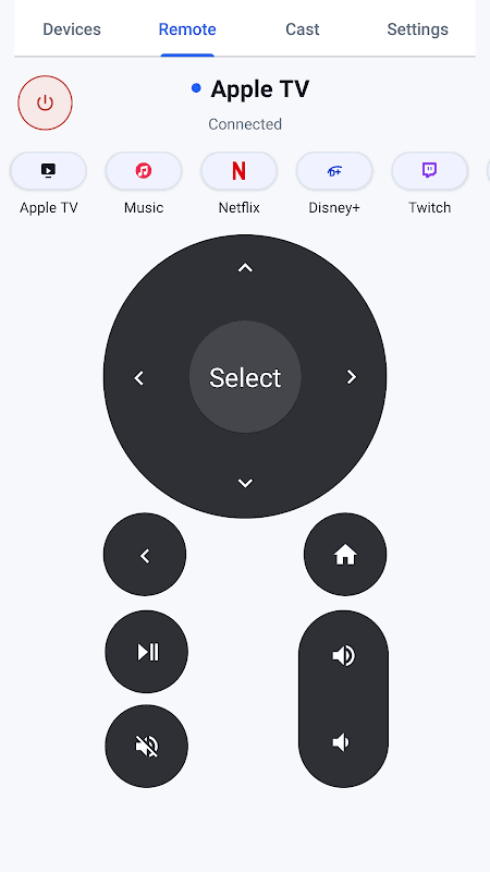 Controle Remoto de TV (Apple) screenshot 1