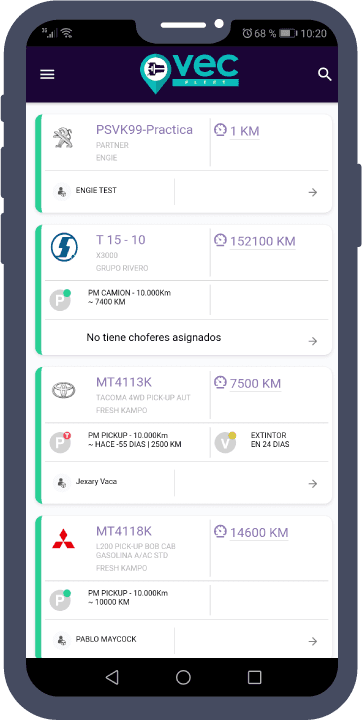 VEC Fleet+ screenshot 1