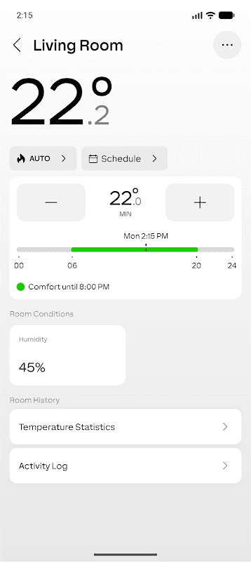 Loxone screenshot 2