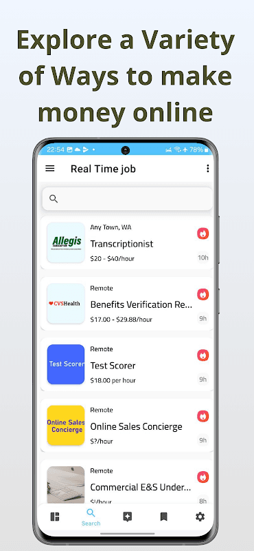 Online job sites  - work from home and Earn money screenshot 3