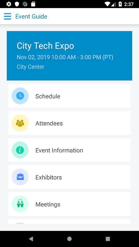 Eventleaf Guide screenshot 1