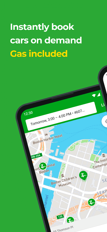 Zipcar screenshot 1