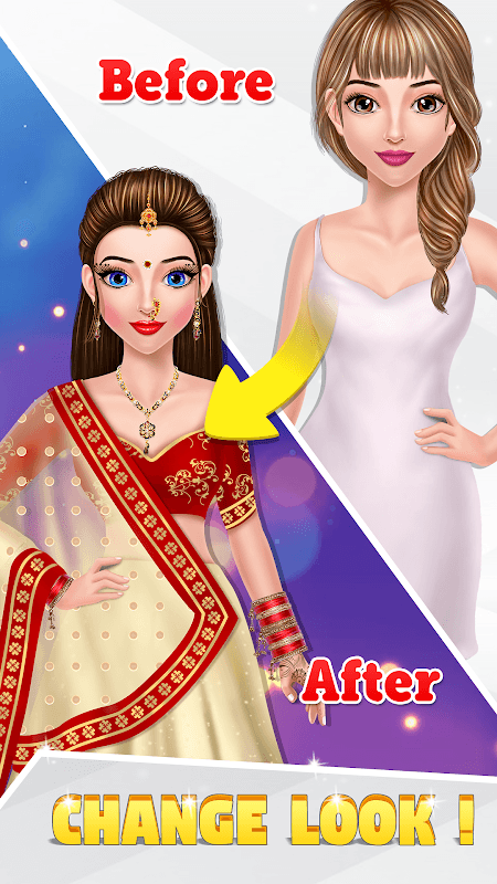 Indian Wedding: DressUp Makeup screenshot 1
