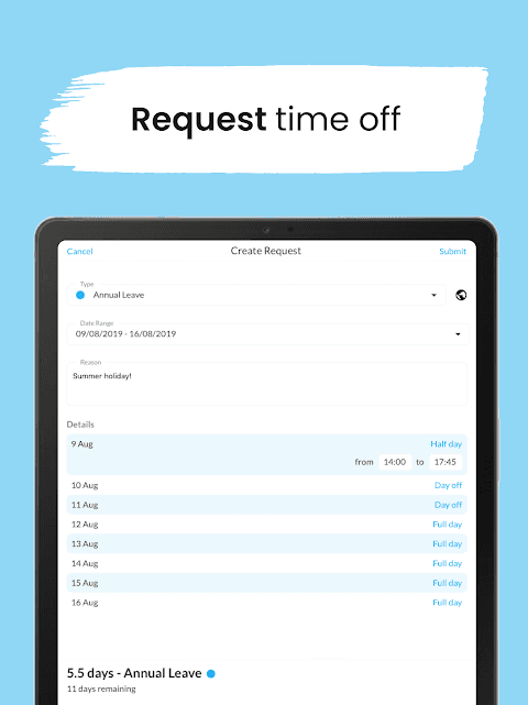 Leave Dates - Staff Planner screenshot 6