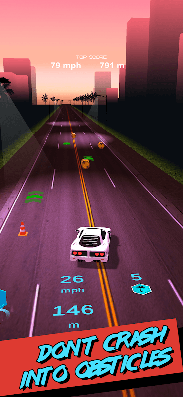 Turbo 84 - Retro Arcade Racing screenshot 3