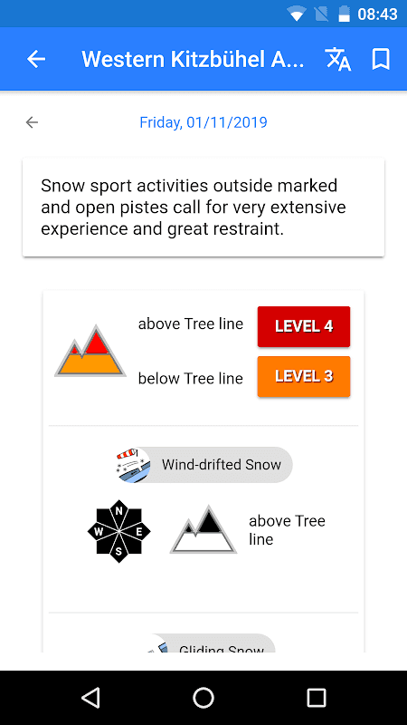 SnowSafe - Avalanche Forecasts screenshot 4