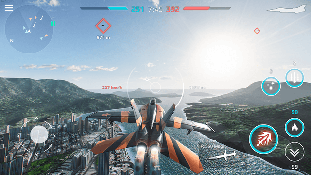 Sky Combat : Fighter Jet Games screenshot 5