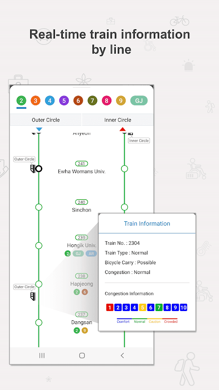 Seoul Subway - Official App screenshot 5
