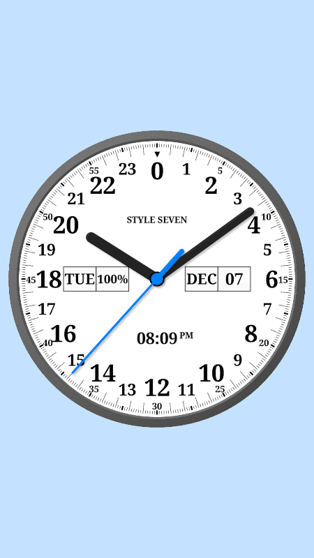 Analog Clock 24-7 screenshot 1
