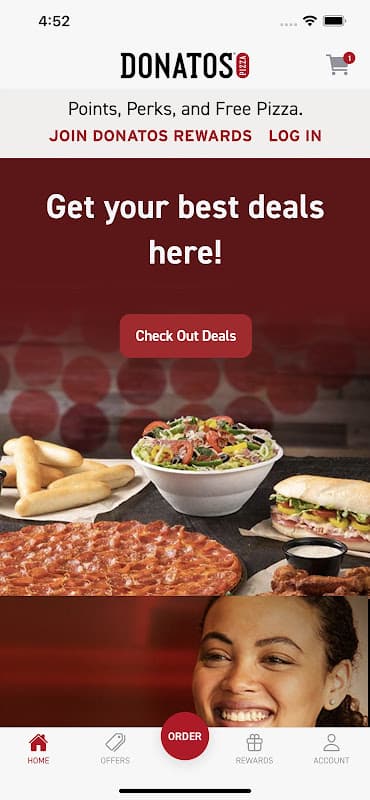 Donatos Pizza screenshot 1