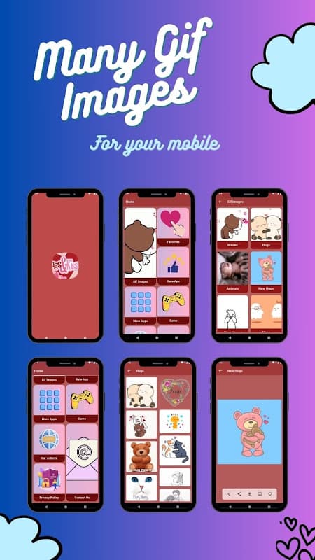 Kisses And Hugs Animated Gif Collections 2020 💋💋 screenshot 3
