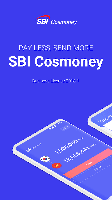 SBI Cosmoney Remittance screenshot 1