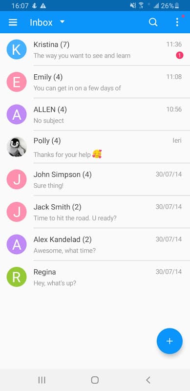Handcent SMS Italian Language pack screenshot 5