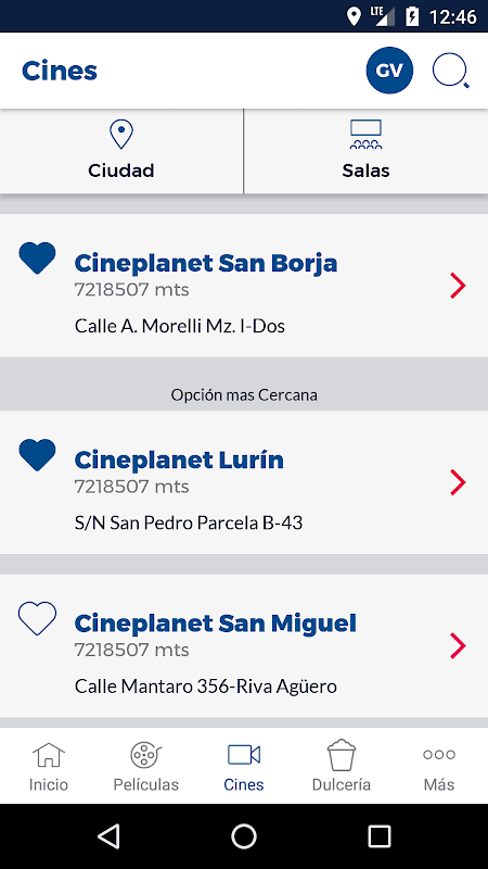 Cineplanet Perú screenshot 1