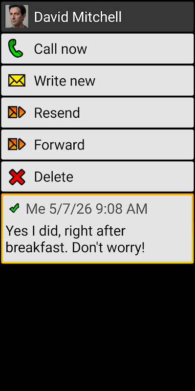 BIG SMS for Seniors screenshot 4